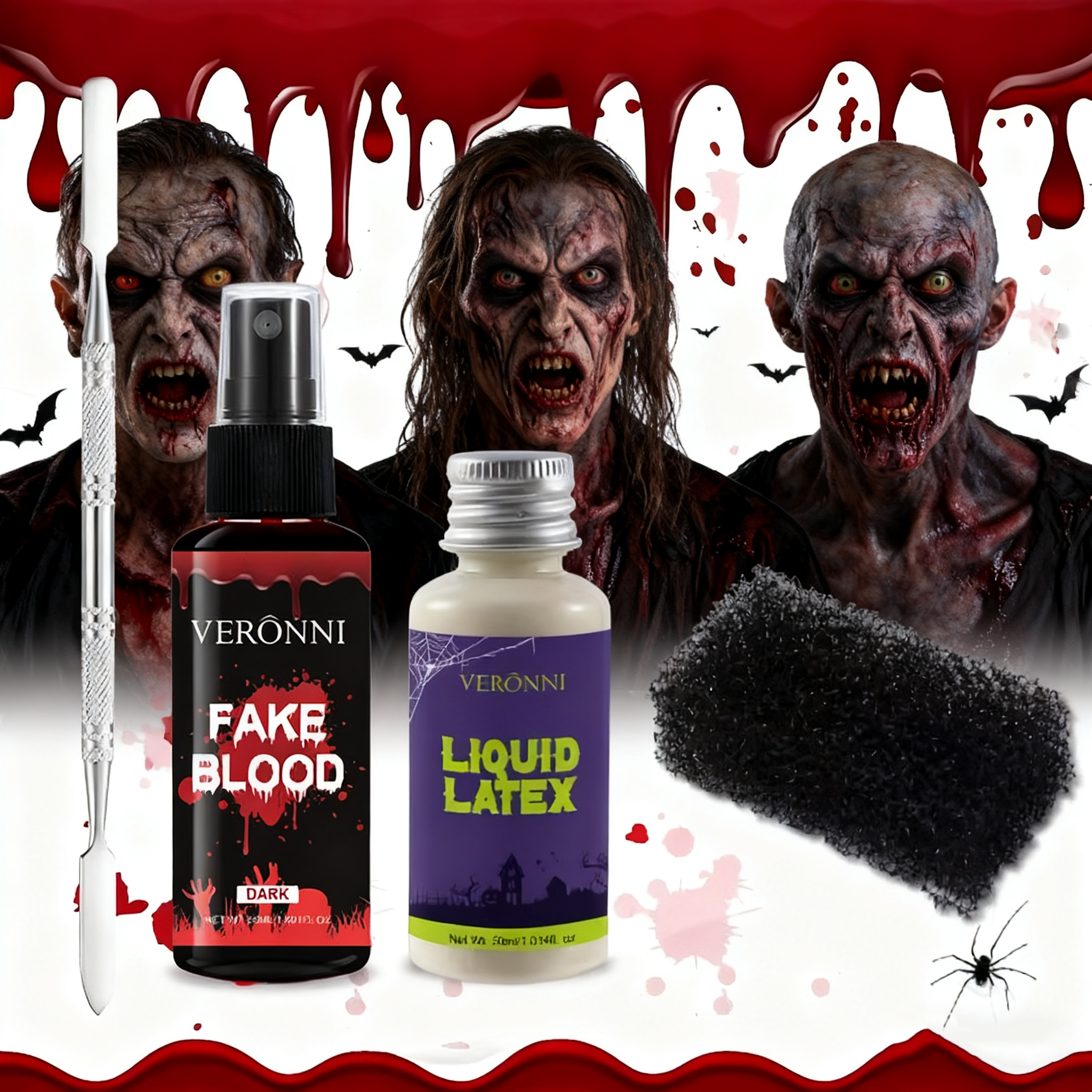 Body Paint Sfx - Liquid Latex SFX Makeup Kit with