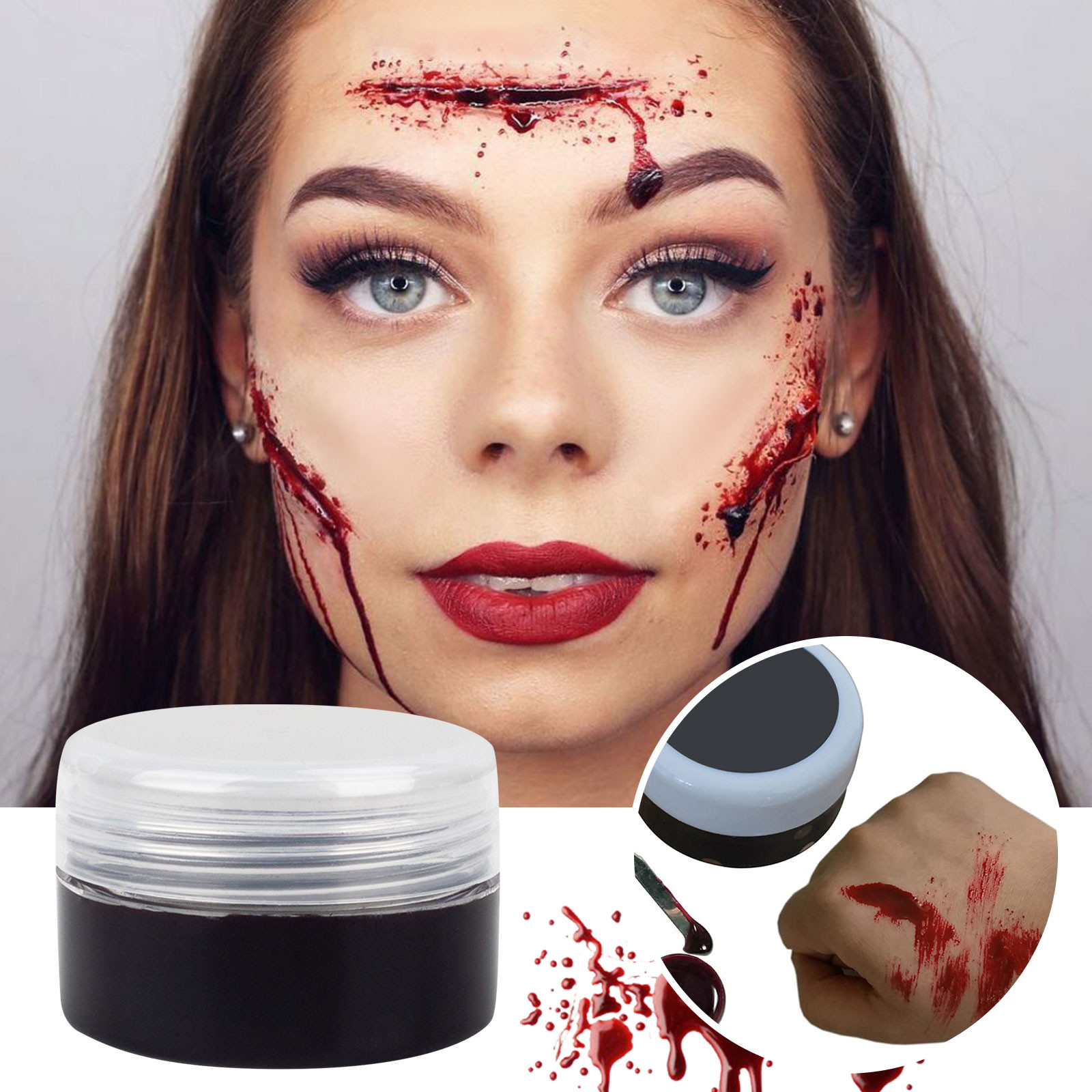 Body Paint Sfx - Wound Makeup Realistic Fake Blood Face