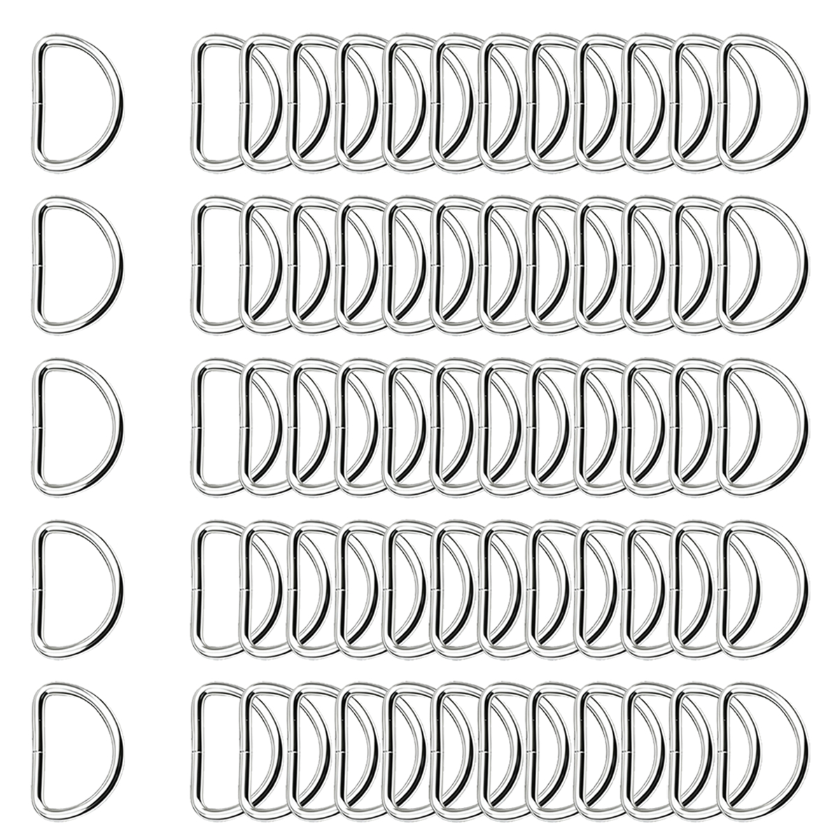 30/60/100Pcs D-ring buckle sta - đánh giá và giá D Ring Strap