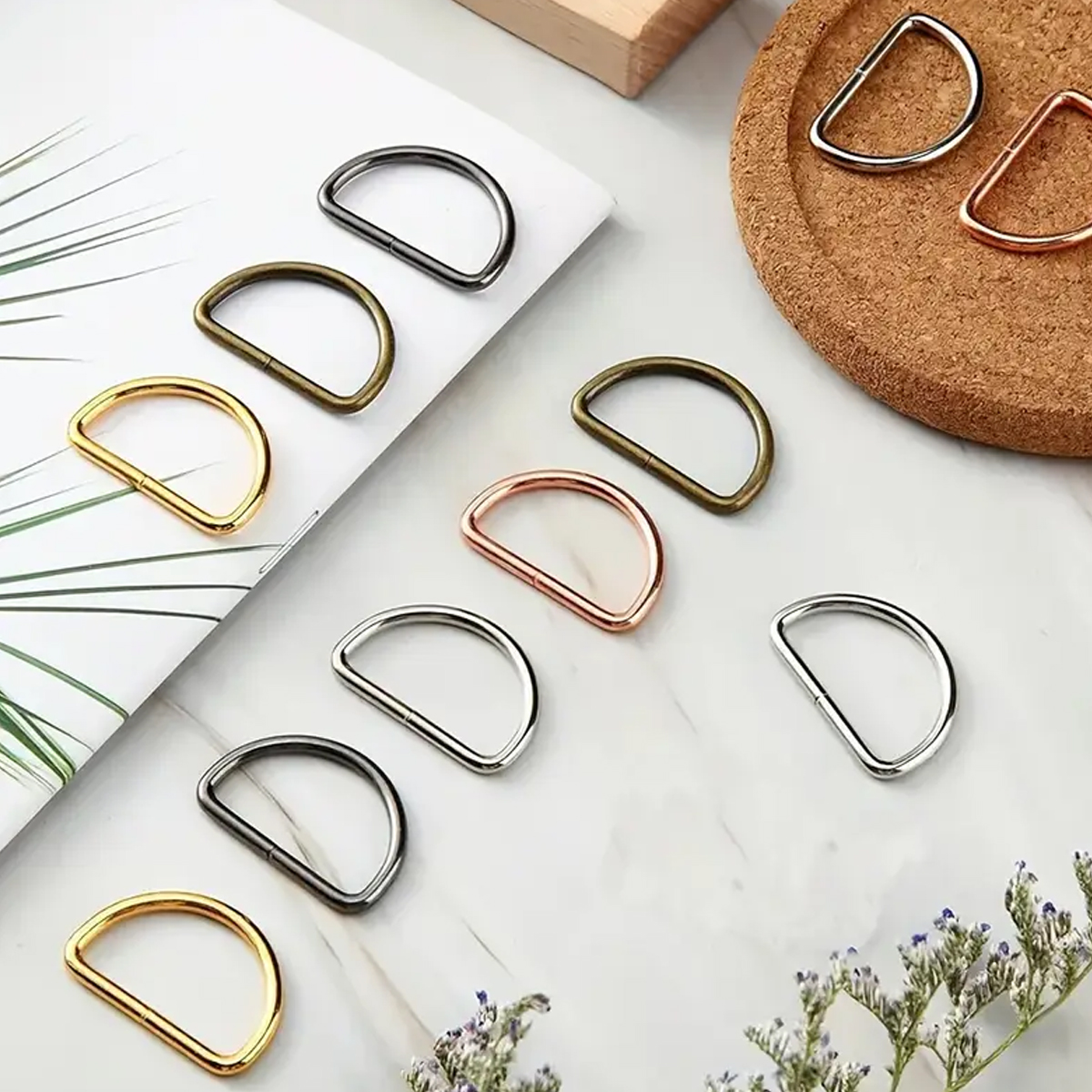 30/60/100Pcs D-ring buckle sta - đánh giá và giá D Ring Strap