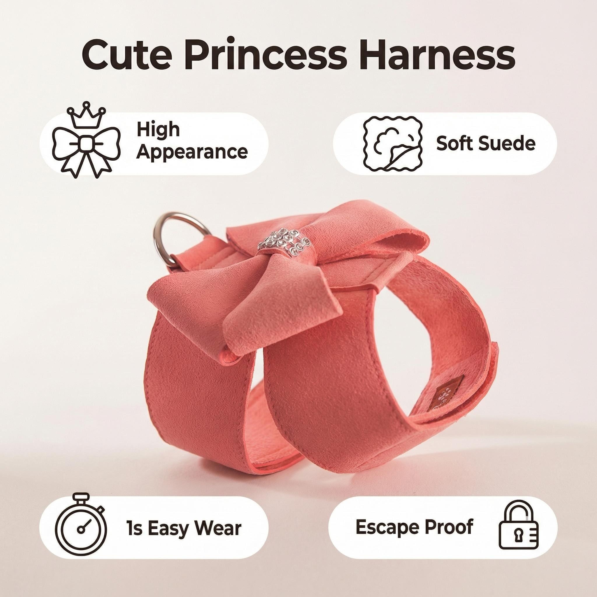 Cute Dog Harness Leash Set Sma - đánh giá và giá D Ring Strap