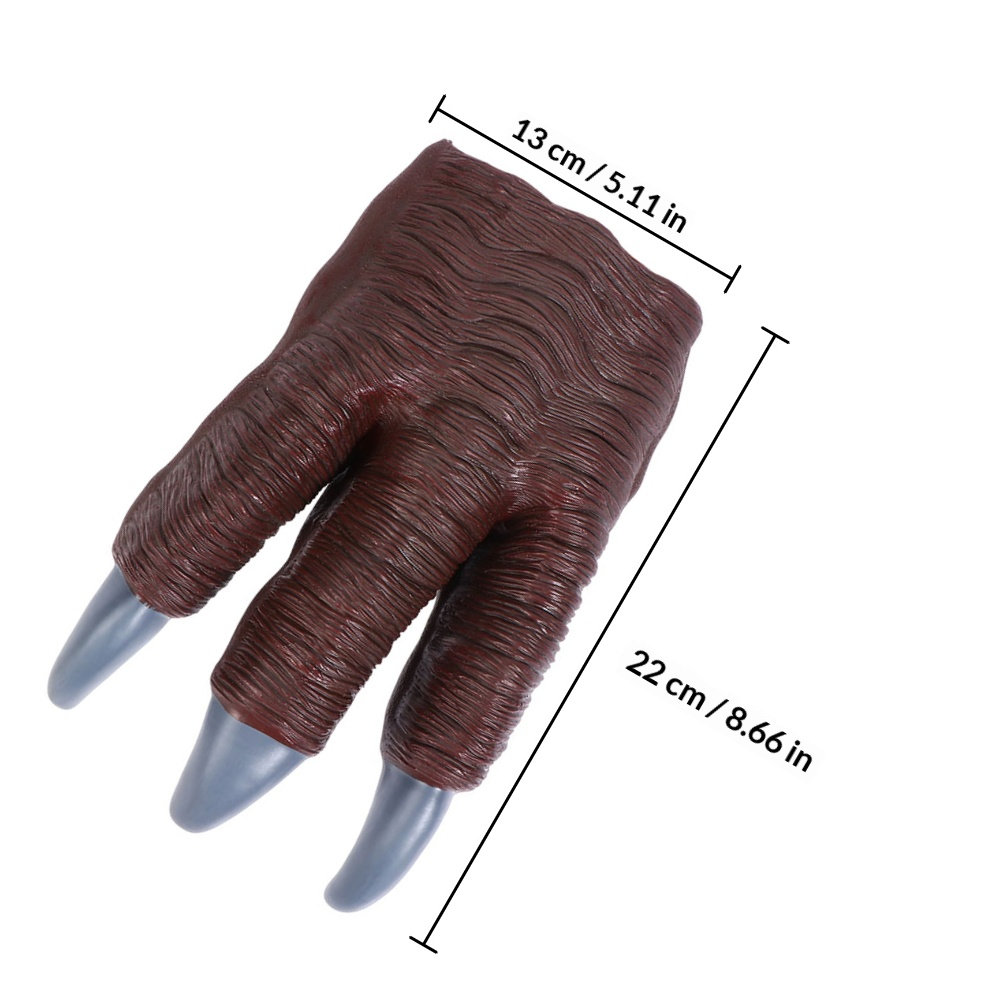 2Pcs Dinosaur Paw Gloves Detai - đánh giá và giá Cosplay Prop Painting