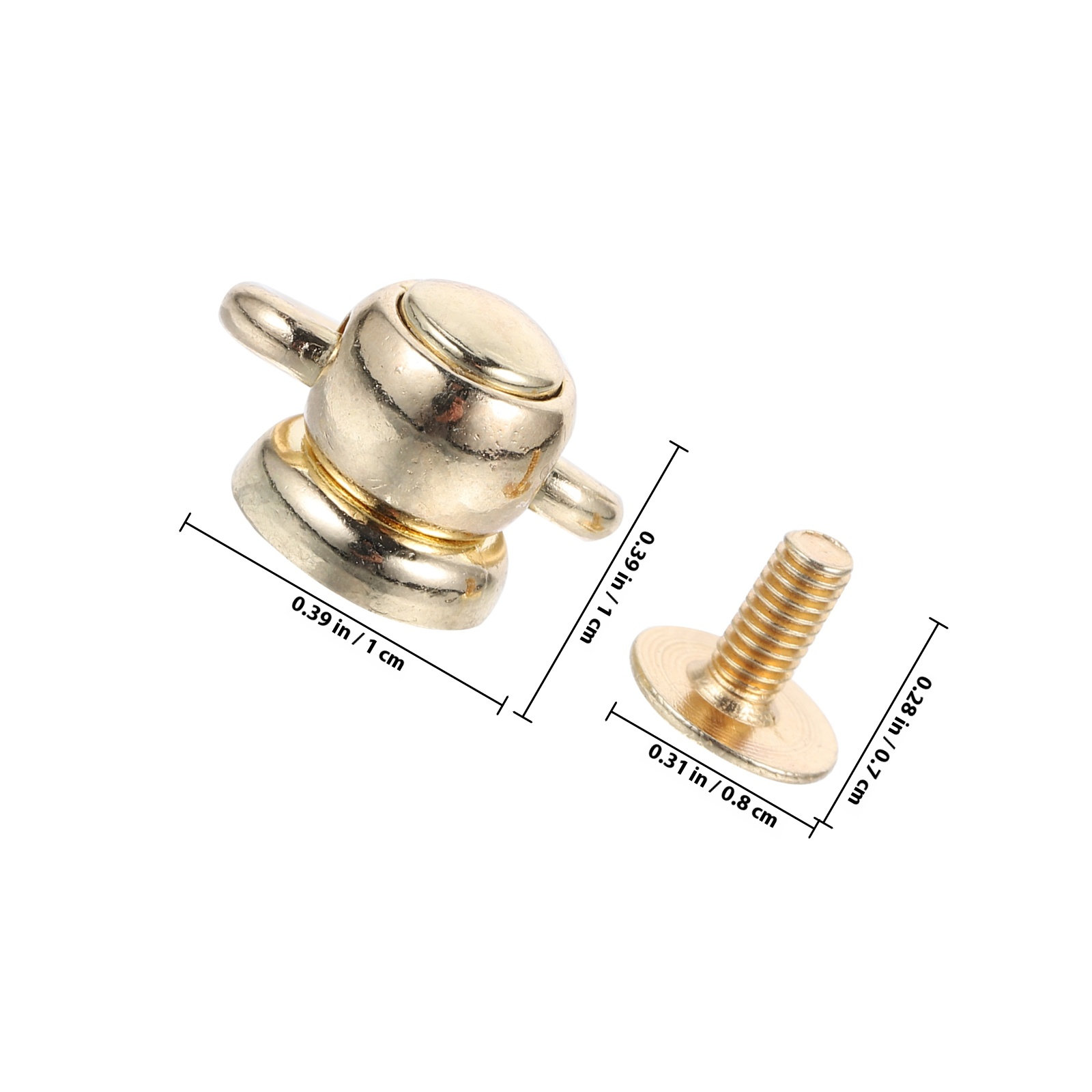 4Pcs Rotating Metal D Ring Riv - đánh giá và giá D Ring Strap