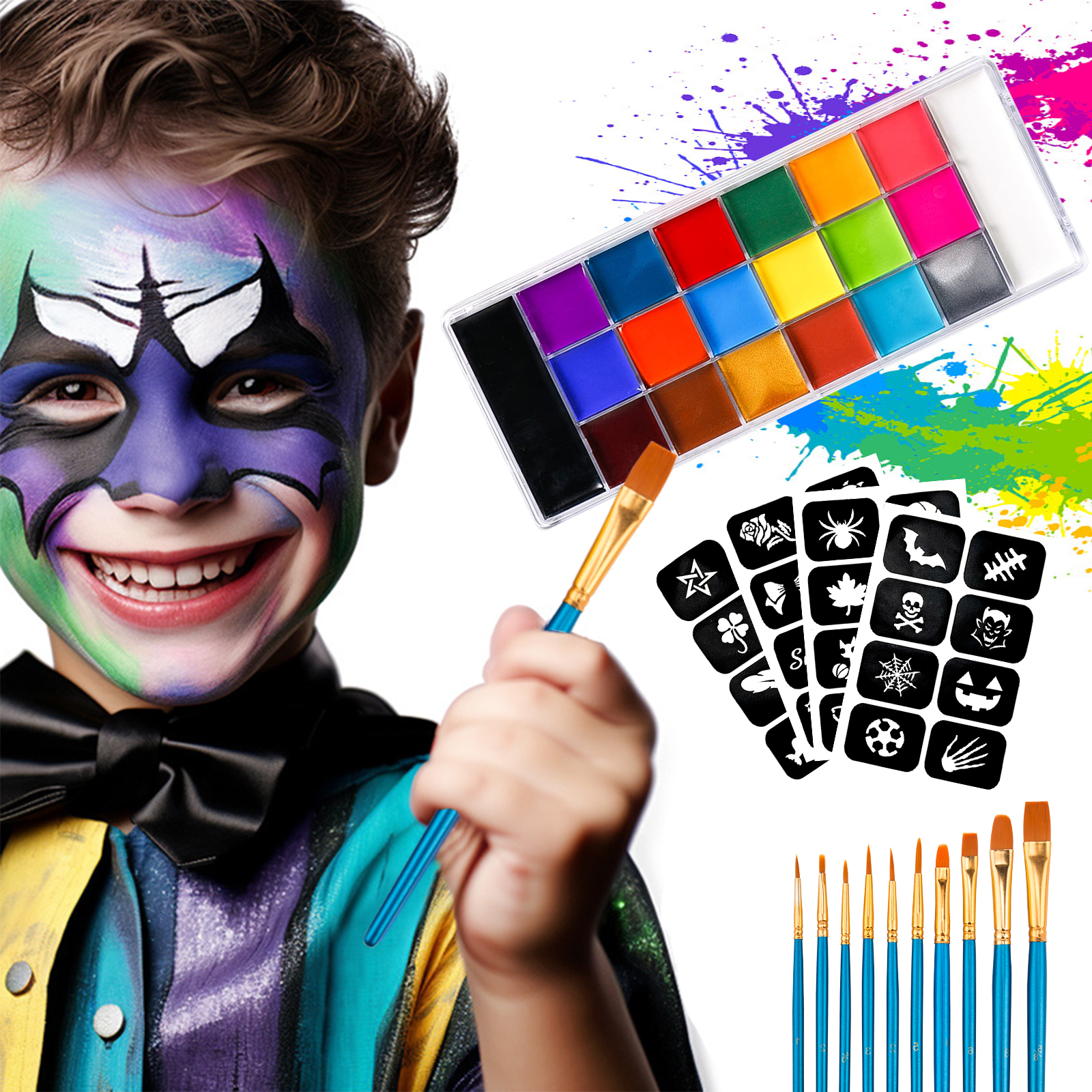 Face Body Paint Palette Oil Ma - đánh giá và giá Body Paint Sfx
