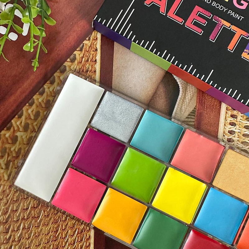 Face Body Paint Palette Oil Ma - đánh giá và giá Body Paint Sfx