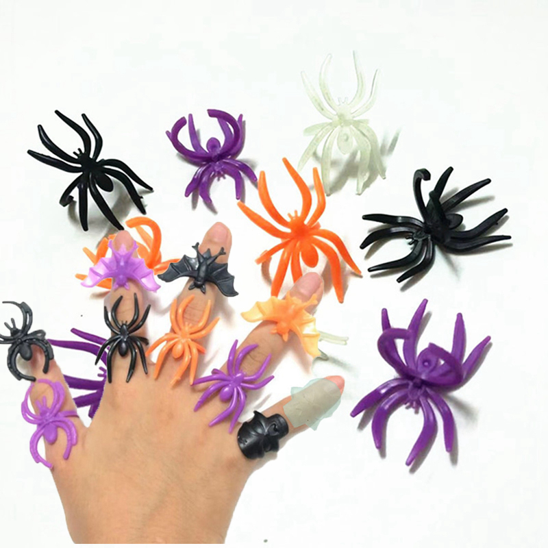 30/60pcs Bat Spider Rings Gift - đánh giá và giá Cosplay Prop Filler