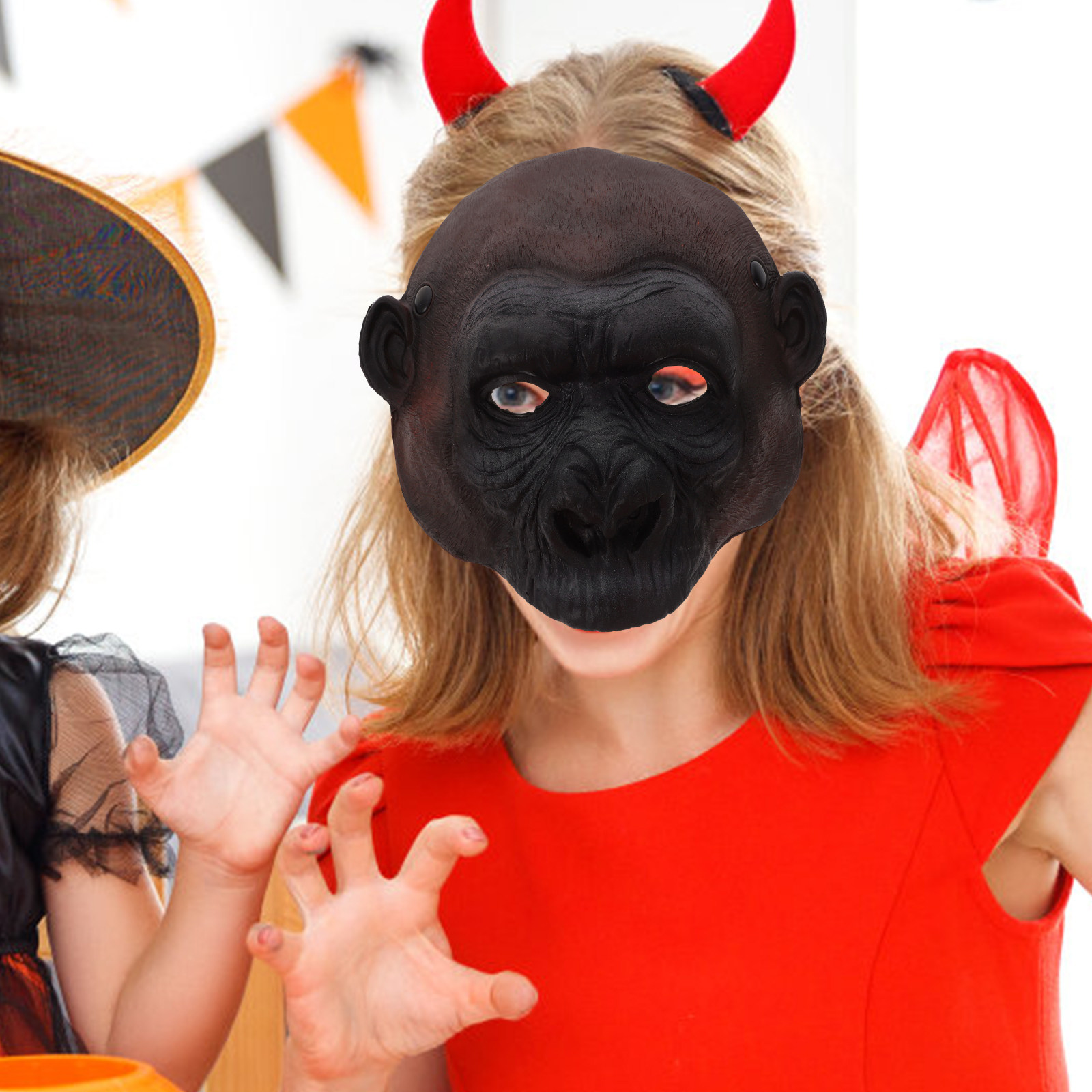 Halloween PU Gorilla Mask Scar - đánh giá và giá Cosplay Prop Designer