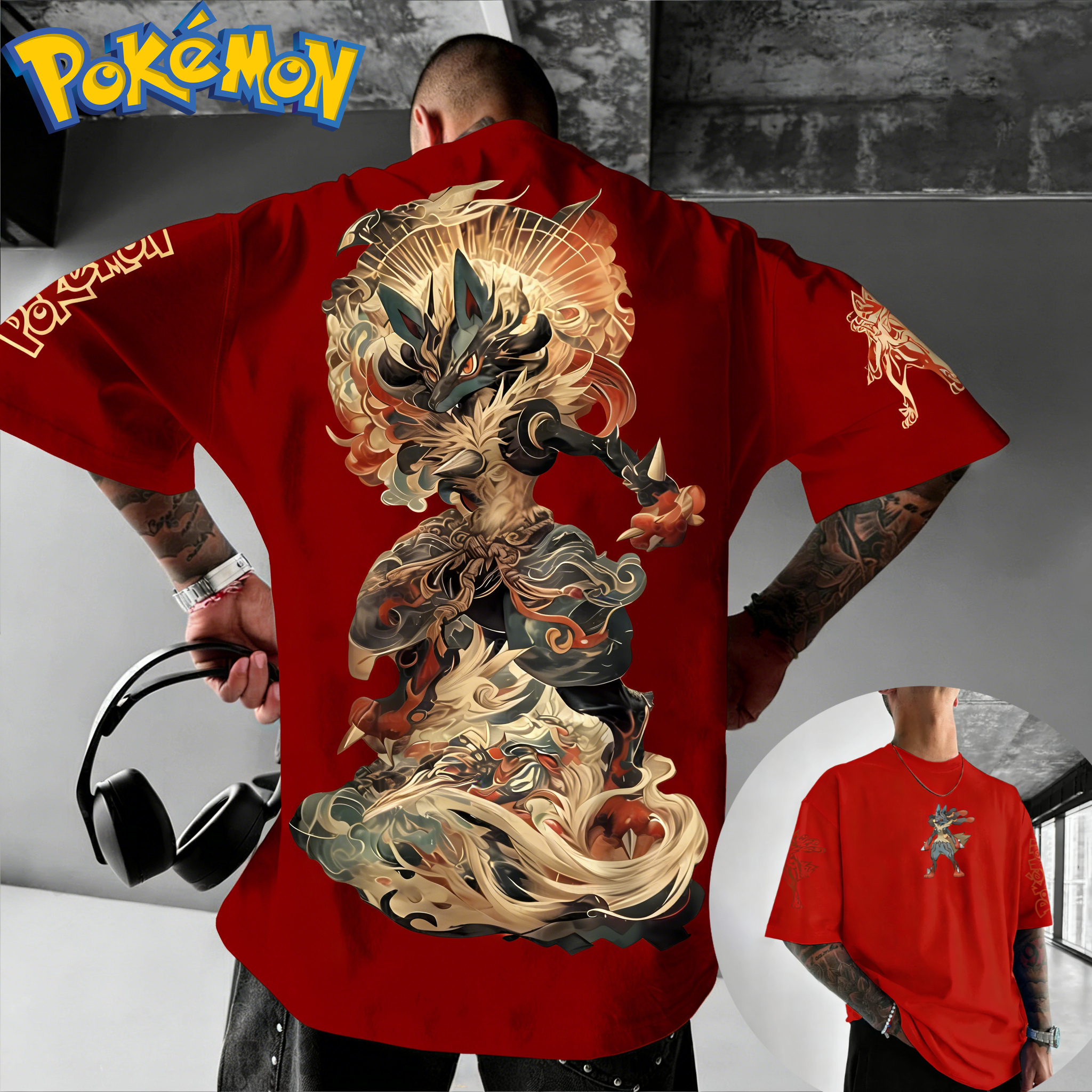 New Pokemon Cotton T Shirt wit - đánh giá và giá Cosplay Flame Prop