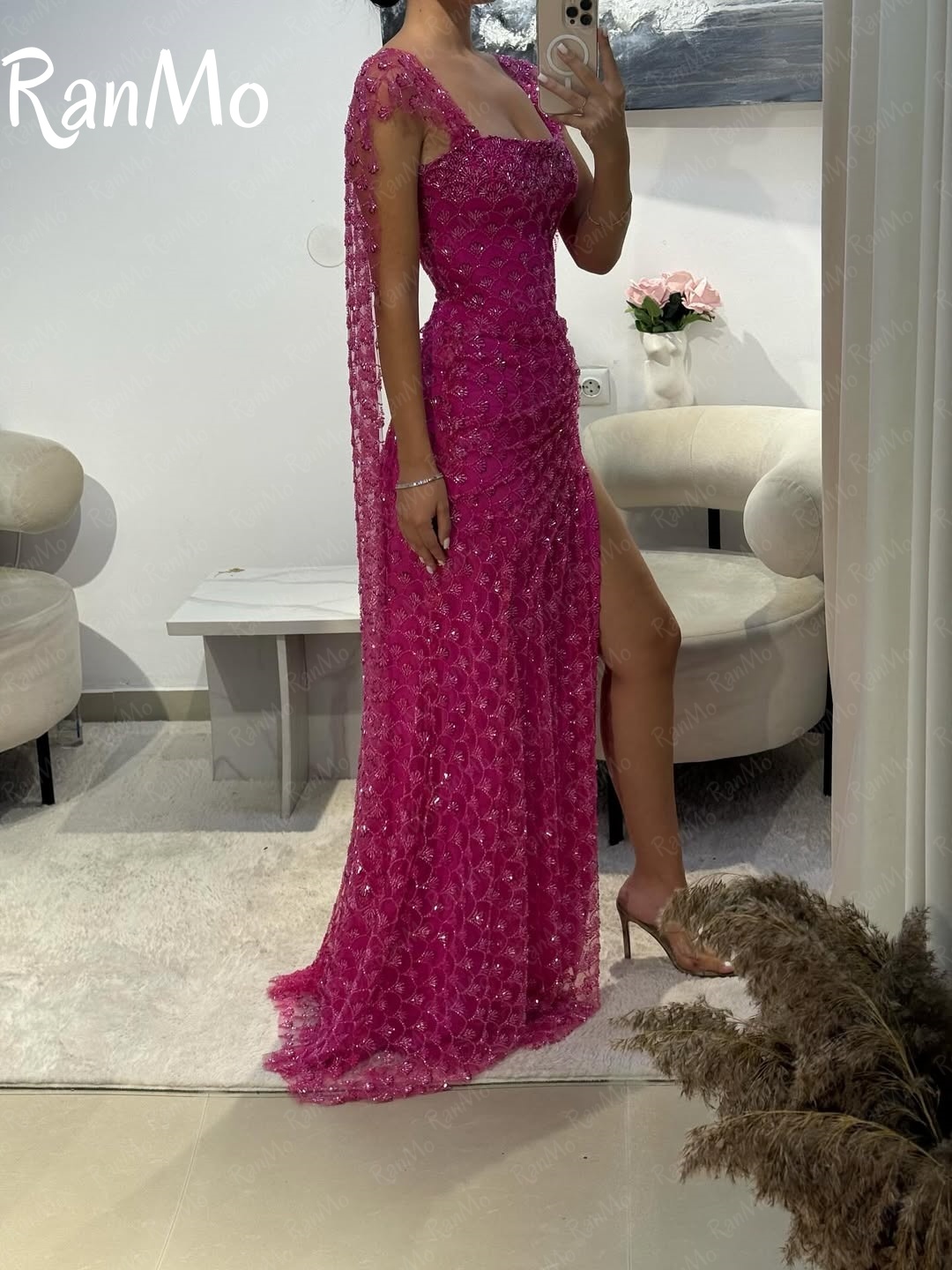 Ranmo Sparkly Sequined Pink Ev - đánh giá và giá Briar Cosplay Prop