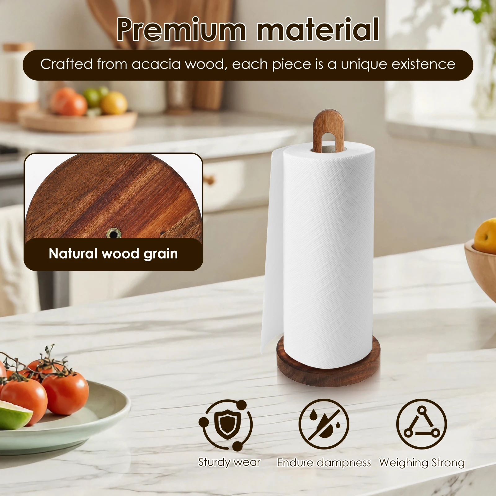 Wooden Paper Towel Holder Stan - đánh giá và giá Craft Foam Roll