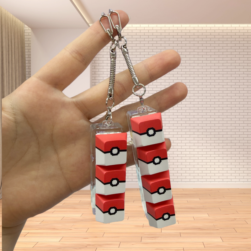 Pokeball Light Up Keyboard Key - đánh giá và giá Pokeball Cosplay Prop