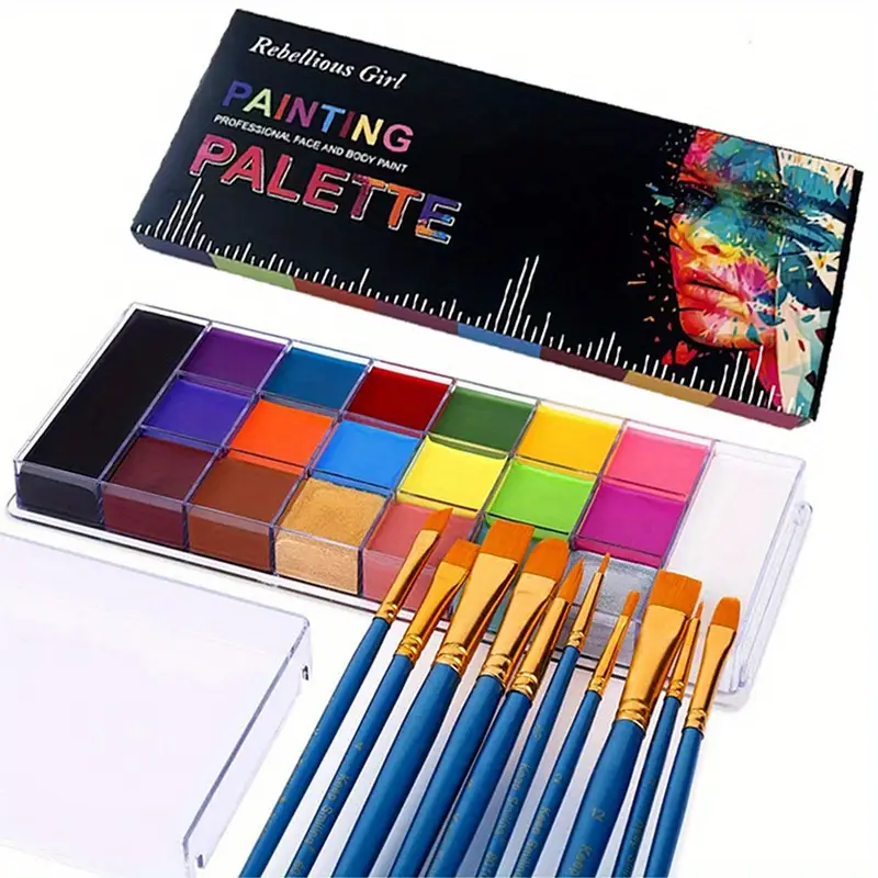 20 Color Face & Body Paint Pal - đánh giá và giá Body Paint Sfx
