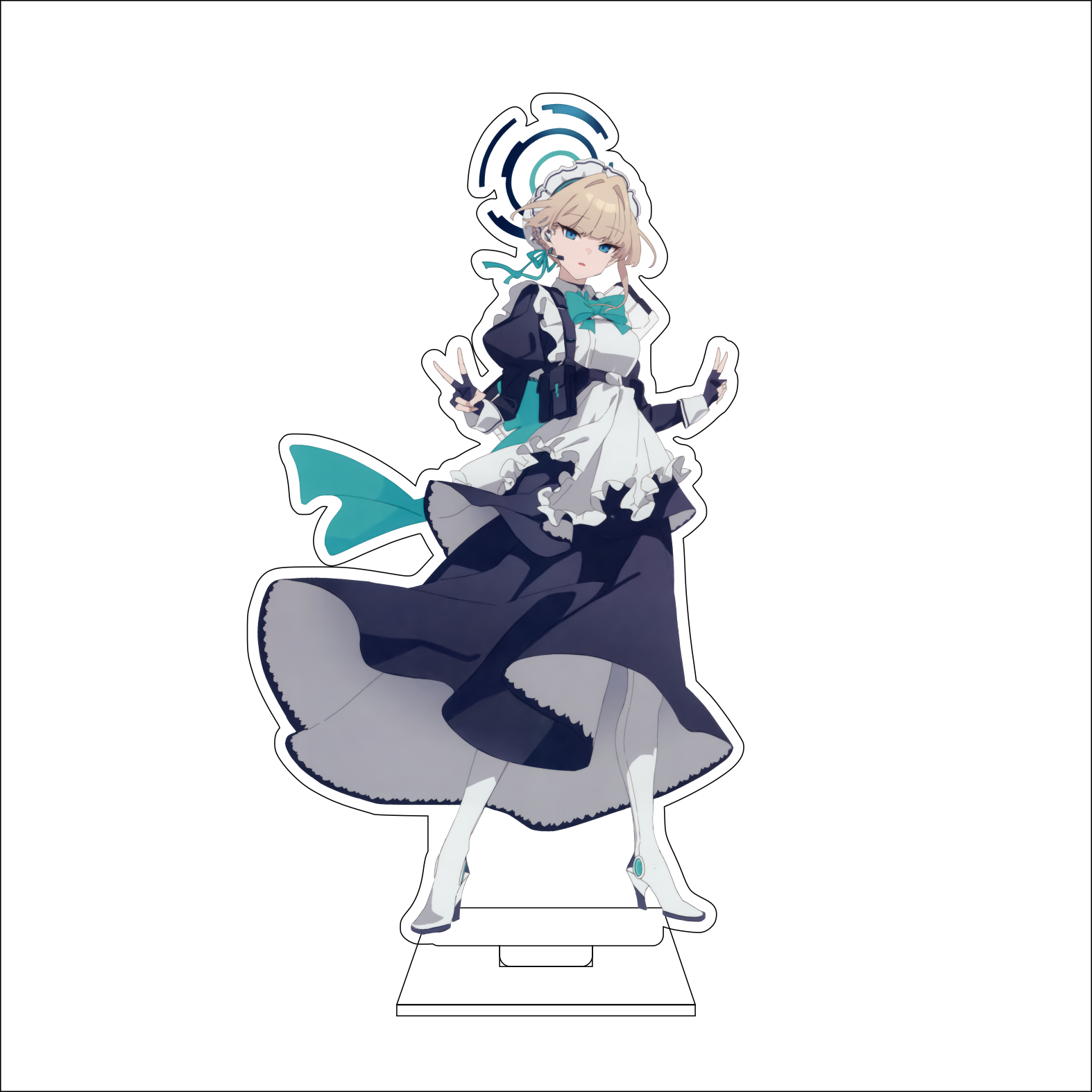 16CM Anime Blue Archive Cospla - đánh giá và giá Anime Cosplay Prop