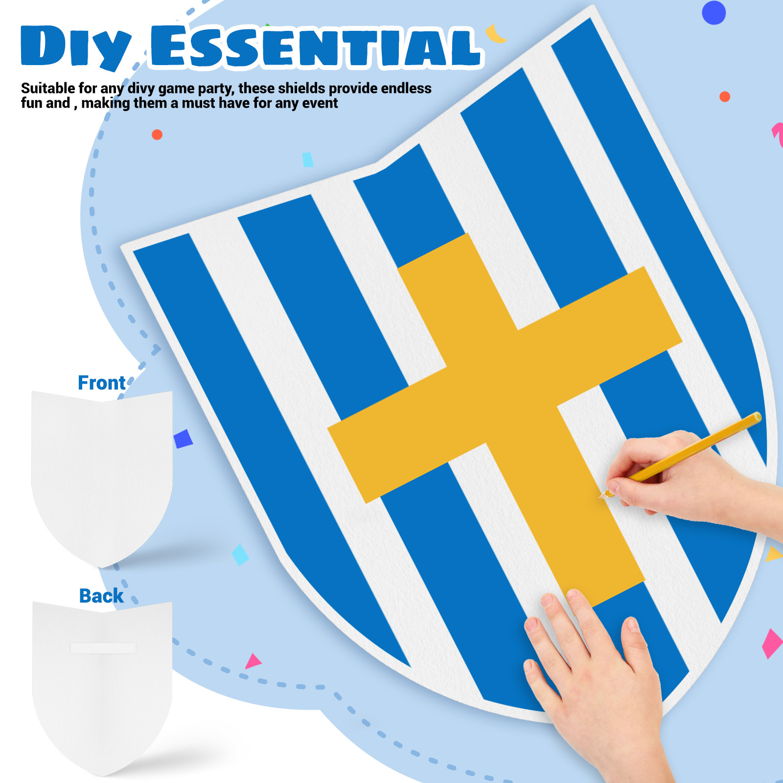 1Set DIY Blank Play Shield for - đánh giá và giá Cosplay Prop Painting