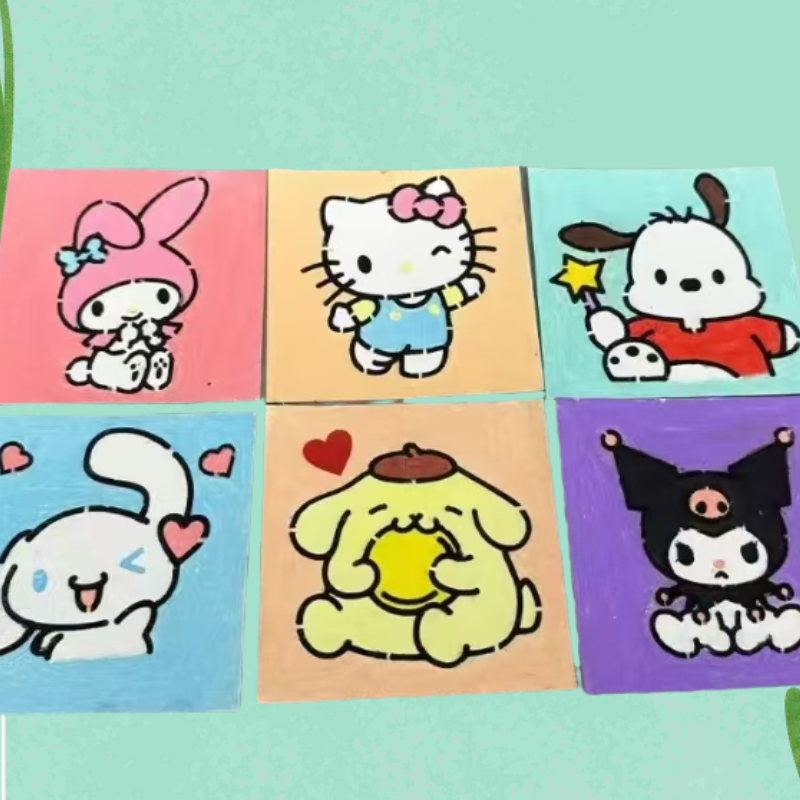 sanrio Hello kitty Kuromi My m - đánh giá và giá Cosplay Prop Painting