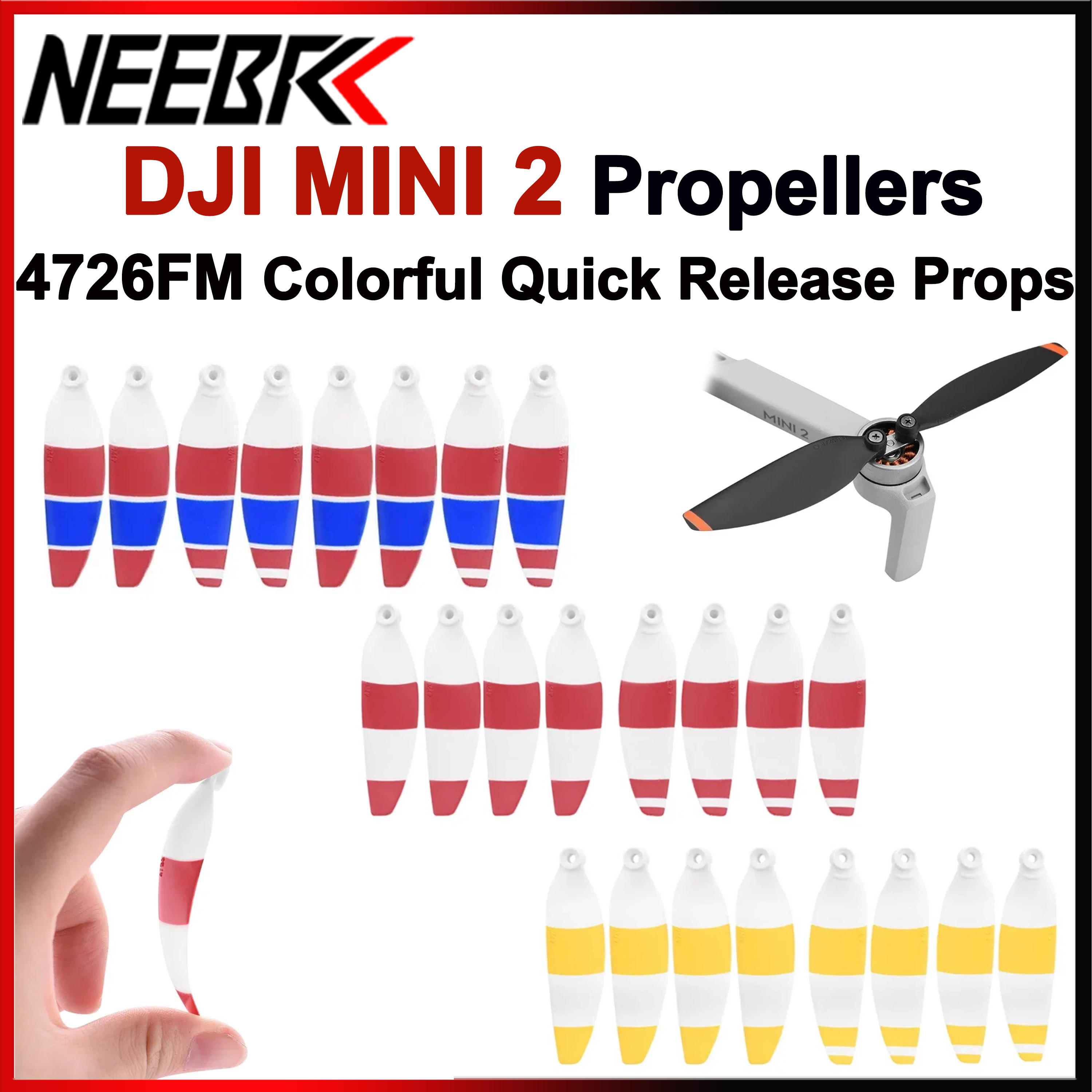 8/16pcs 4726FM Propeller Color - đánh giá và giá Ekko Cosplay Prop