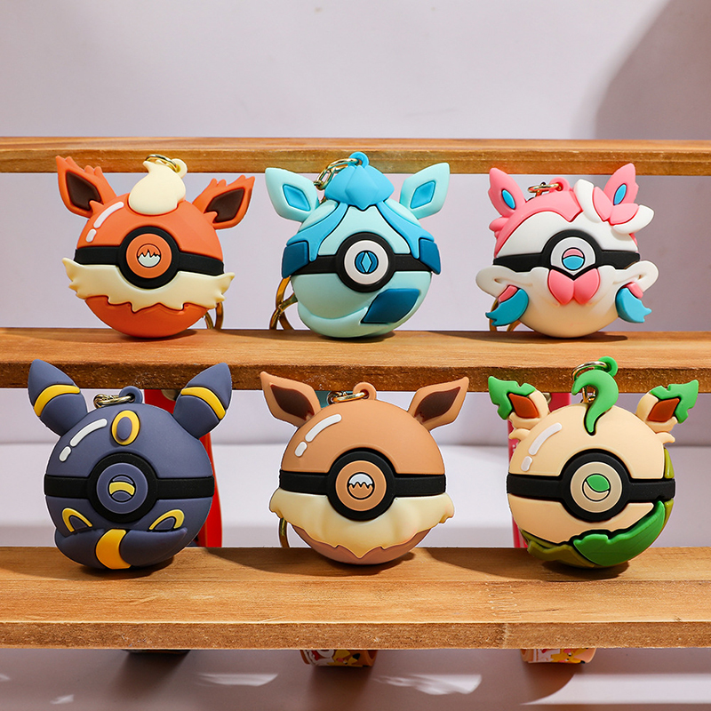 Poke Ball Keychain Set PVC Pok - đánh giá và giá Pokeball Cosplay Prop