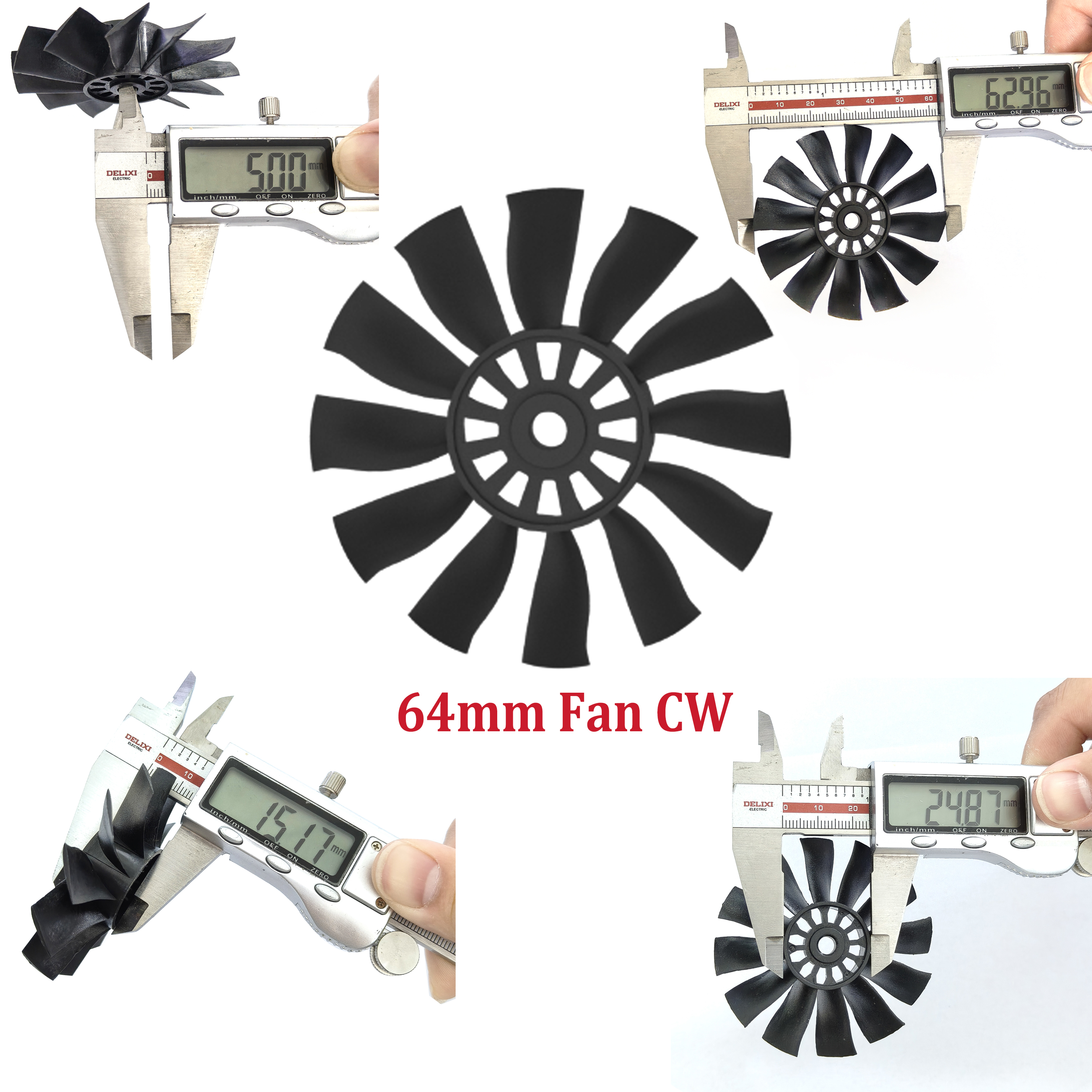 QX-MOTOR 12Blades CW CCW 70mm  - đánh giá và giá Ekko Cosplay Prop