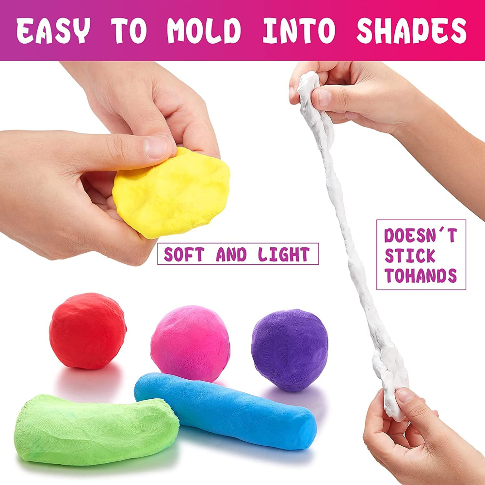 Air Dry Modeling Clay Kit Soft - đánh giá và giá Foam Clay Sculpt
