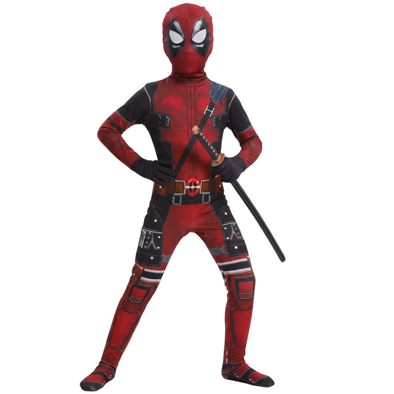 3-12Y Kids Deadpool Costume wi - đánh giá và giá Cosplay Prop Dagger
