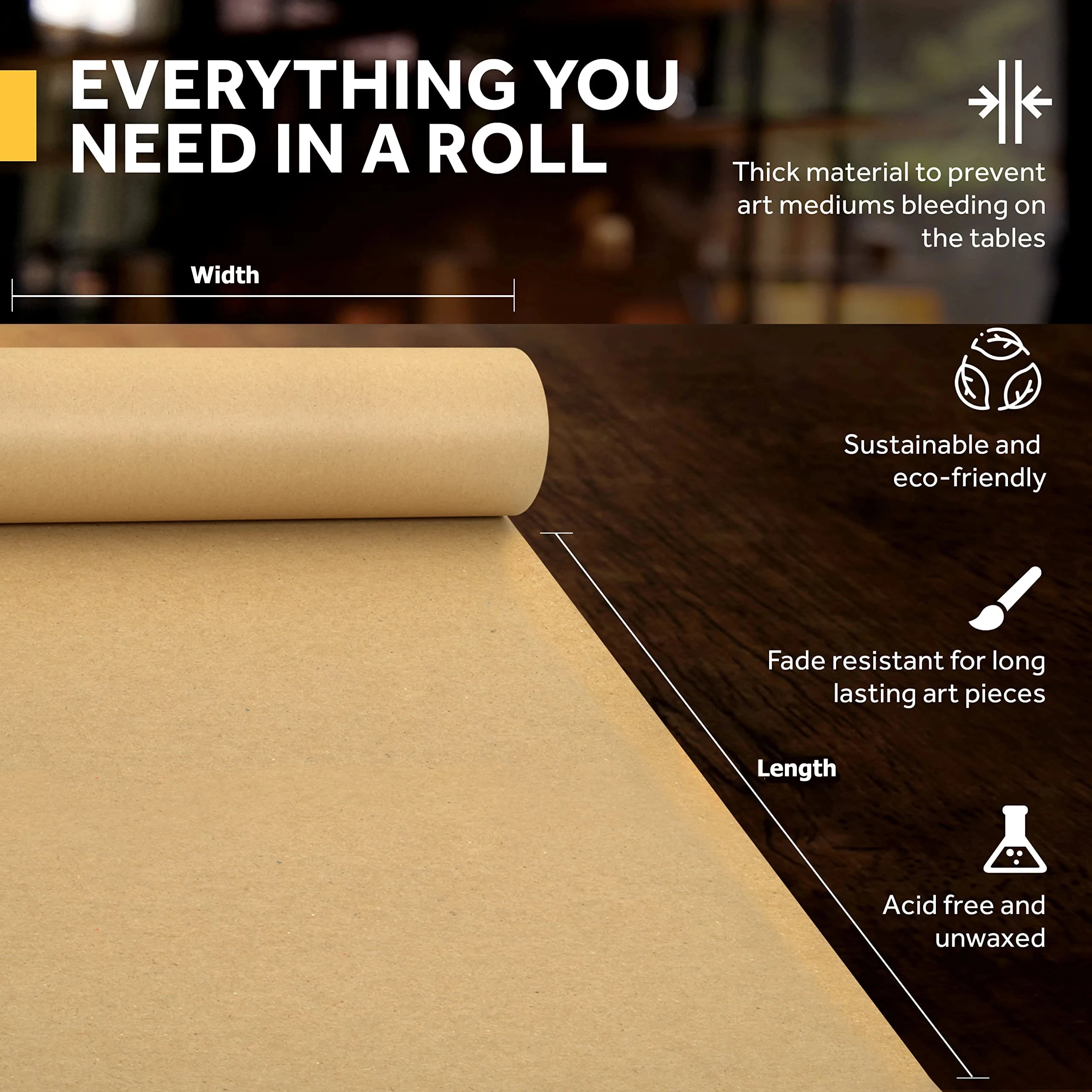 Kraft Paper Brown Ideal for Gi - đánh giá và giá Craft Foam Roll