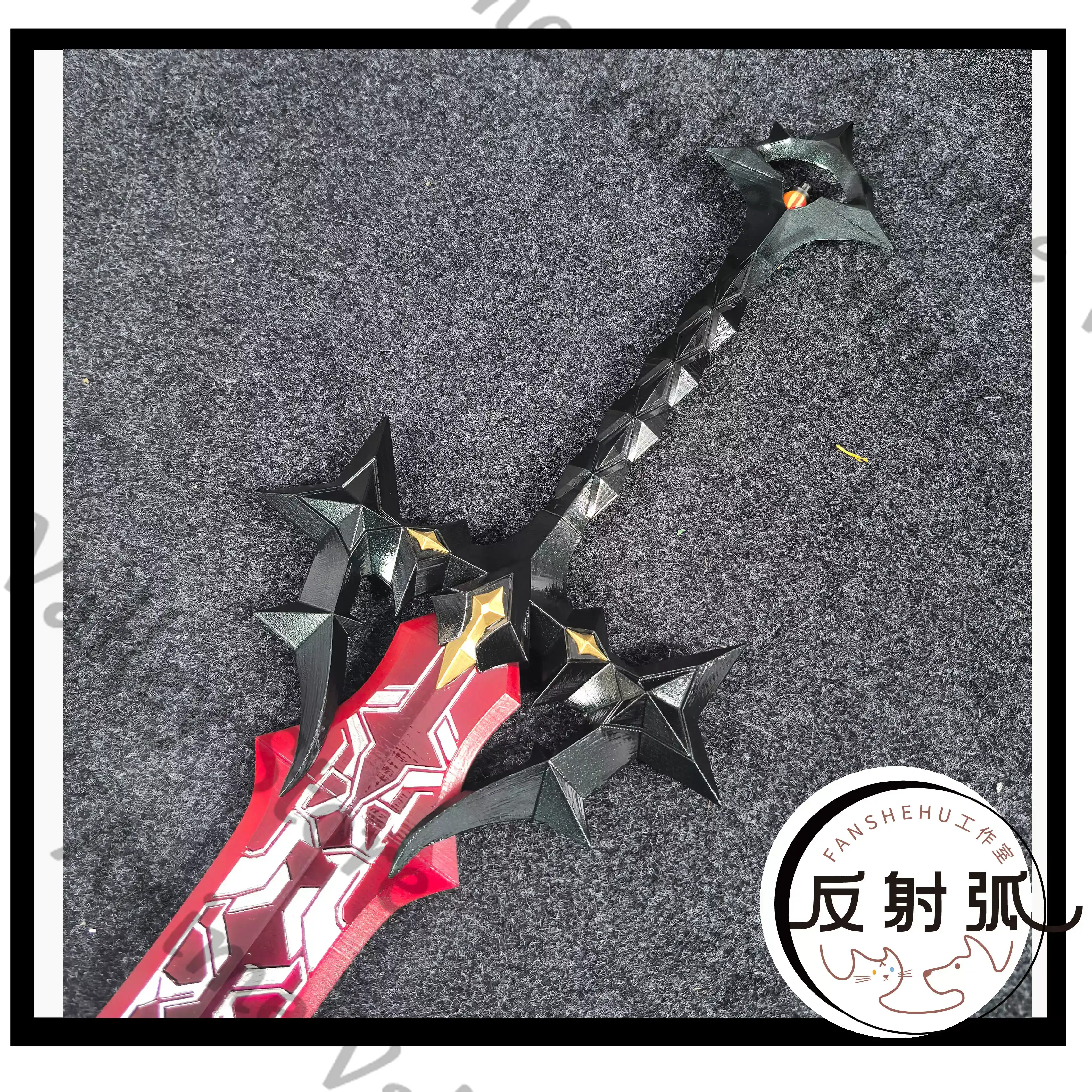 Anime Arknights Laevatain Cosp - đánh giá và giá Cosplay Flame Prop