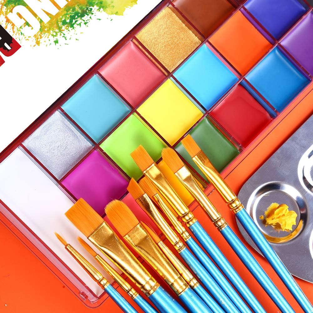Face & Body Paint Palette,Long - đánh giá và giá Body Paint Sfx
