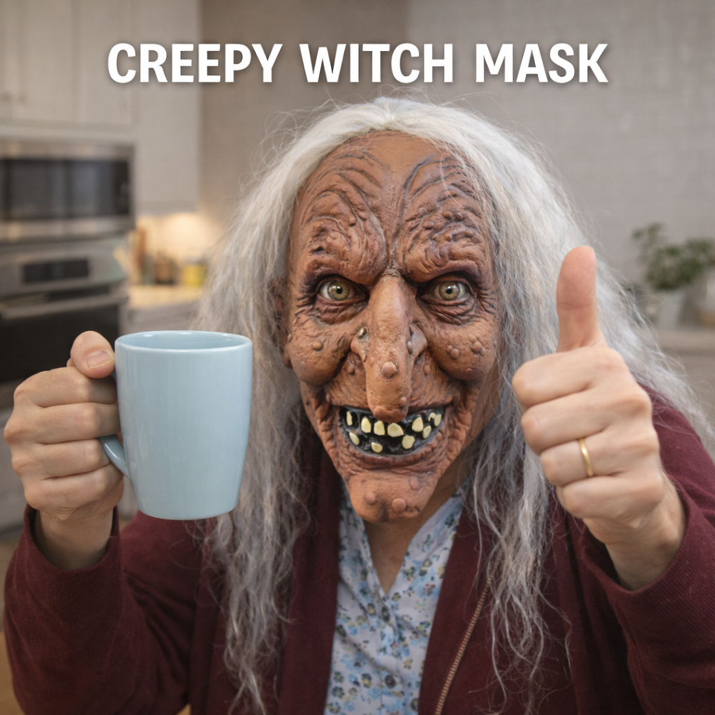 Creative Witch Latex Mask For  - đánh giá và giá Cosplay Prop Designer