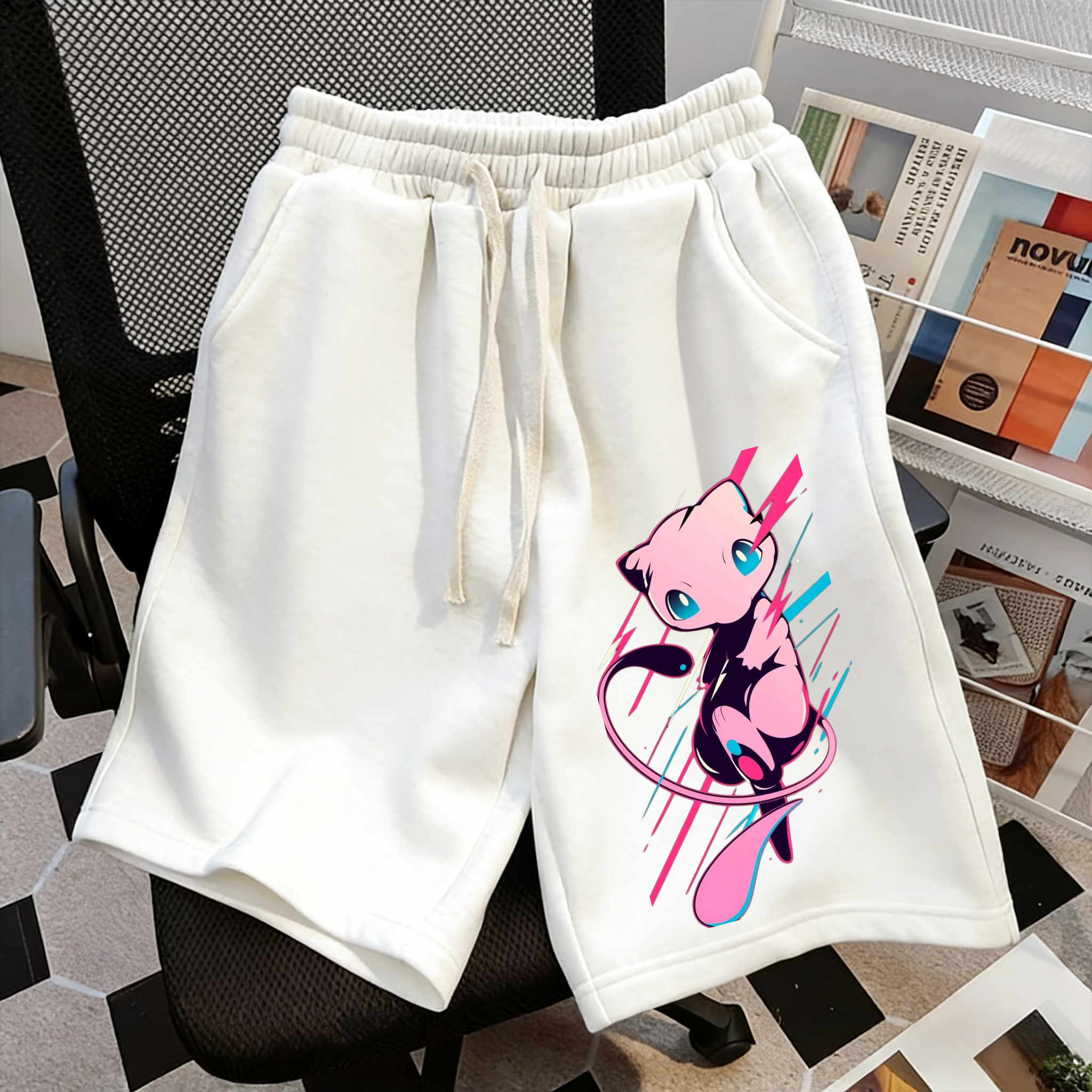 Summer Mewtwo Pokemon Shorts f - đánh giá và giá Pokeball Cosplay Prop