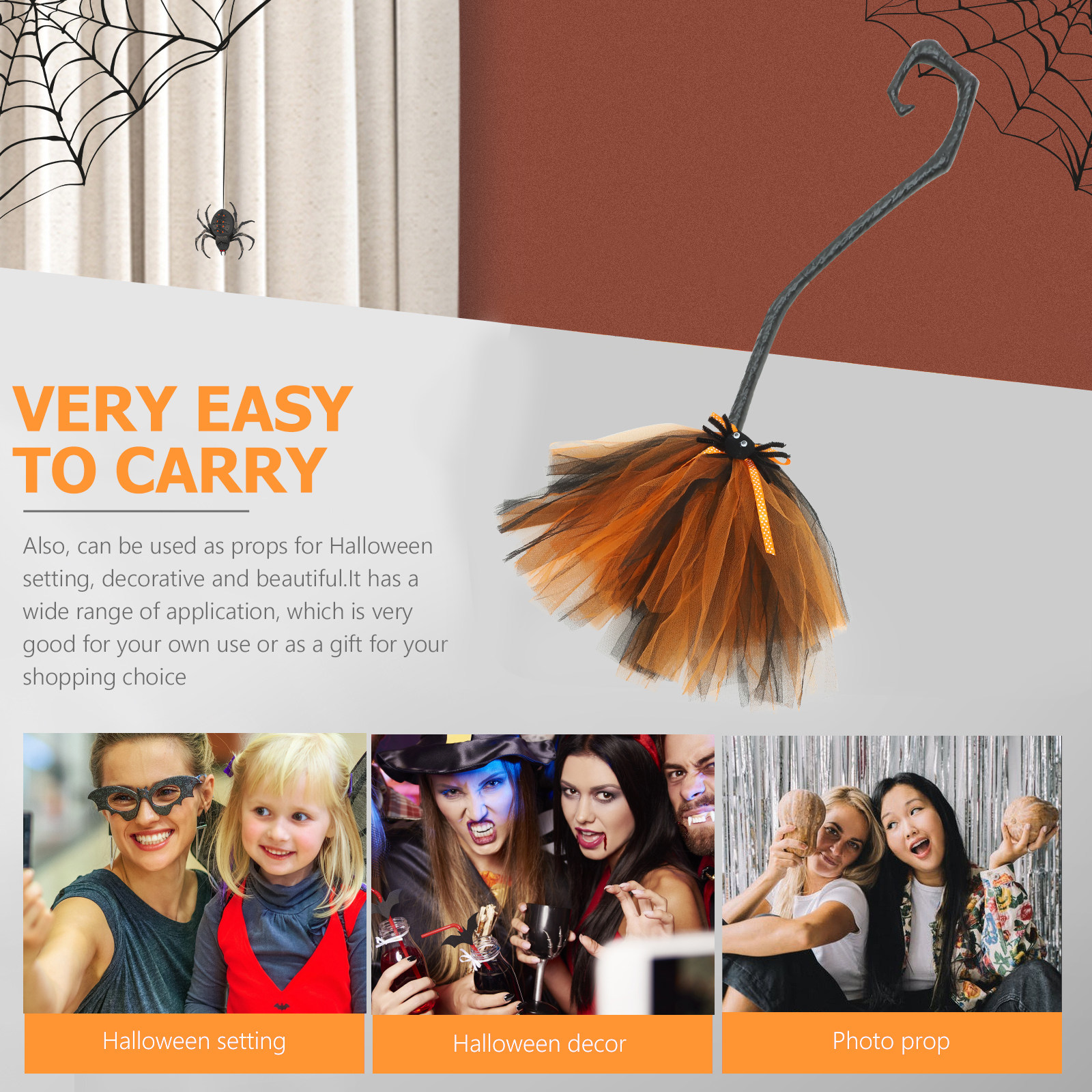 Halloween Witch Broom Lightwei - đánh giá và giá Cosplay Prop Designer