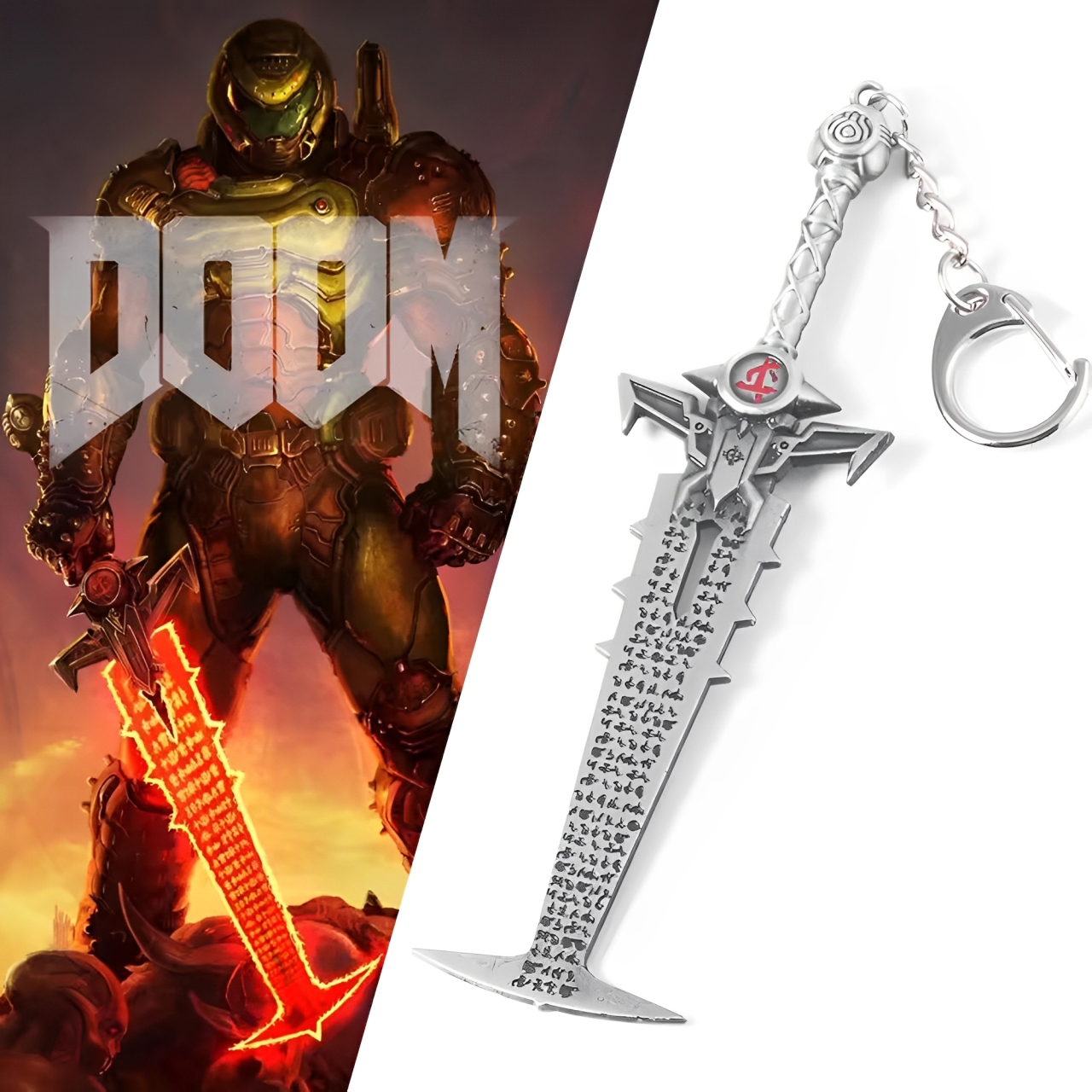 Game Doom Eternal Crucible Bla - đánh giá và giá Cosplay Prop Dagger